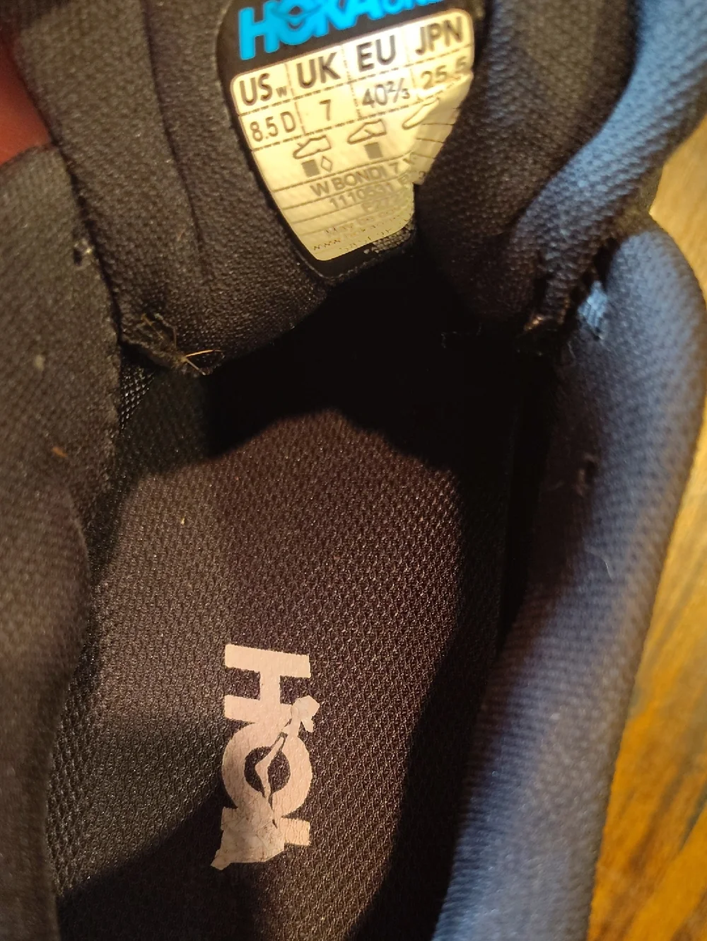 SALE Closet Closes May 17! Women's Hoka Bondi 7 Size 8.5 D (Wide) - Picture 8 of 8